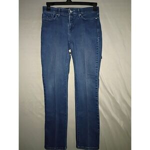 Levis 525 Jeans Womens 16M 28x32 Perfect Waist Straight Leg Stretch Denim Dark